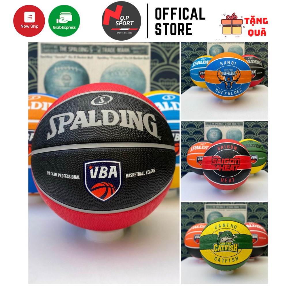 Quả Bóng Rổ, Banh Bóng Rổ Spalding VBA Size 7 Chất Liệu Legacy Cao Cấp Tạo Sự Đàn Hồi Tốt Phù Hợp Sân Ngoài Trời Outdoor