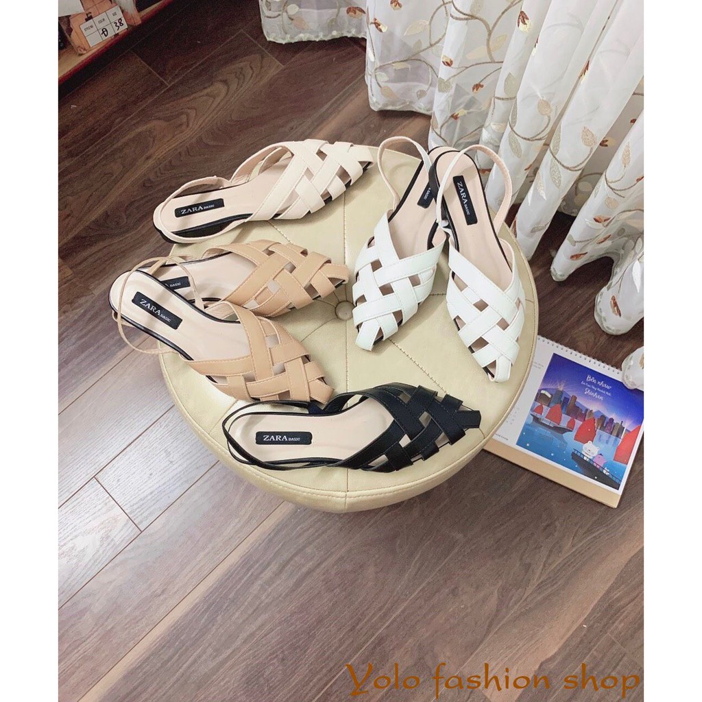 Giày sandal búp bê nữ dan chéo xinh xắn Hàng VNXK cao cấp CC13 | BigBuy360 - bigbuy360.vn