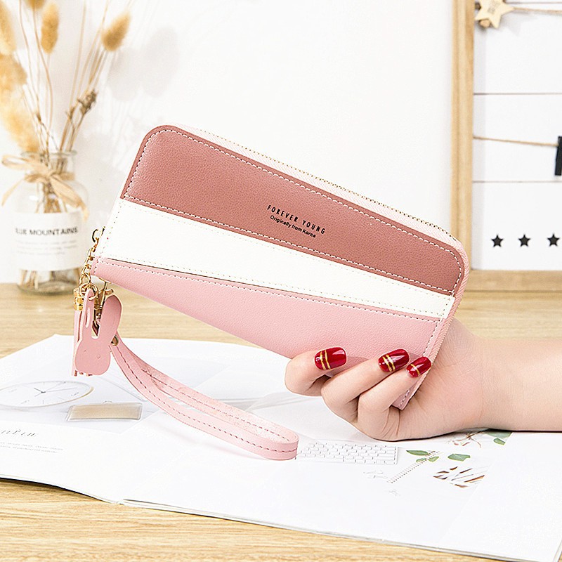 Ví nữ cầm tay đẹp dáng dài đựng tiền điện thoại nhiều ngăn thời trang cao cấp - Ví da cầm tay nữ đẹp