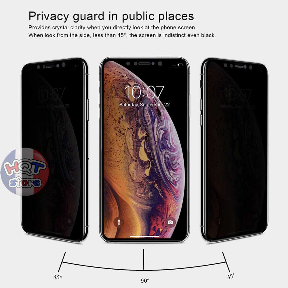 Kính cường lực chống nhìn trộm Nillkin 3D AP+ Max Iphone 11 / XR 6.1 inch