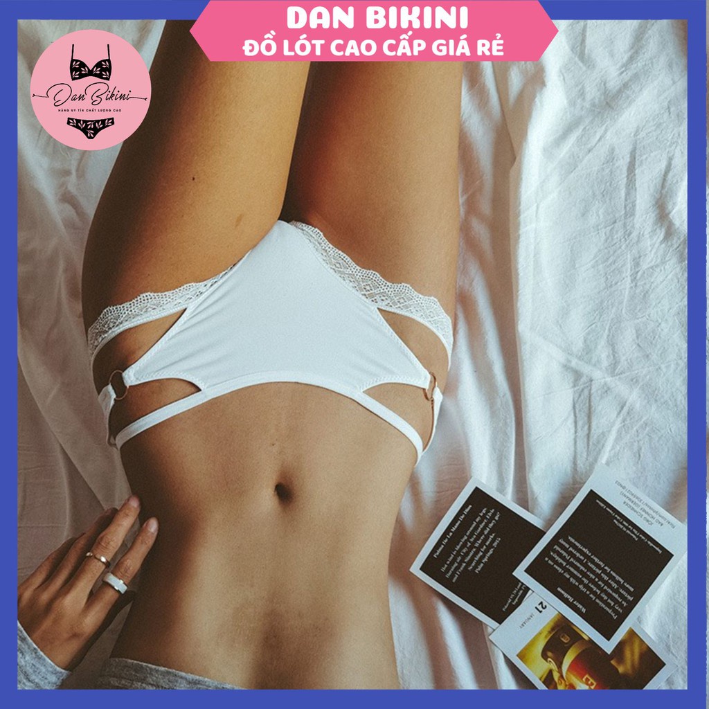 Quần lót ren sexy thiết kế 3 dây viền ren mềm mại mẫu 838