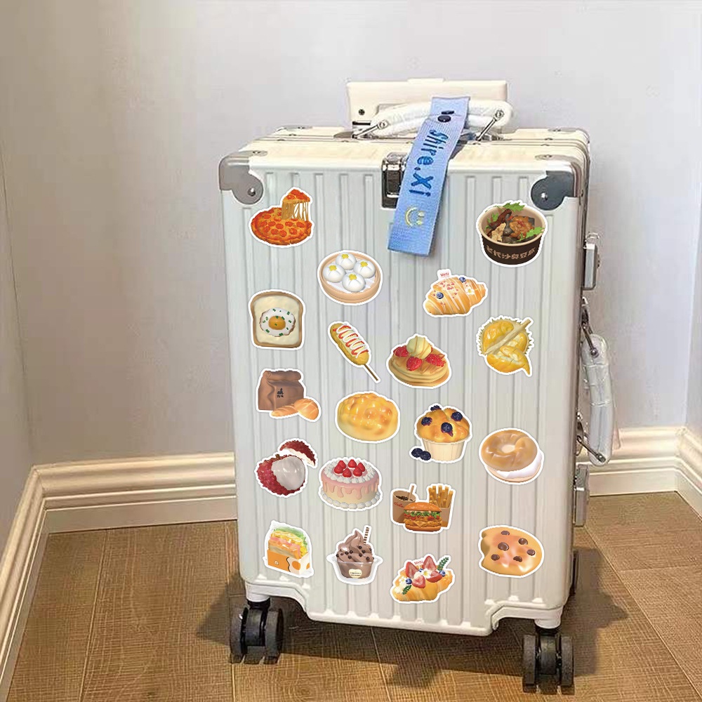 Set 60 Sticker Dán Trang Trí Điện Thoại Laptop Ván Trượt