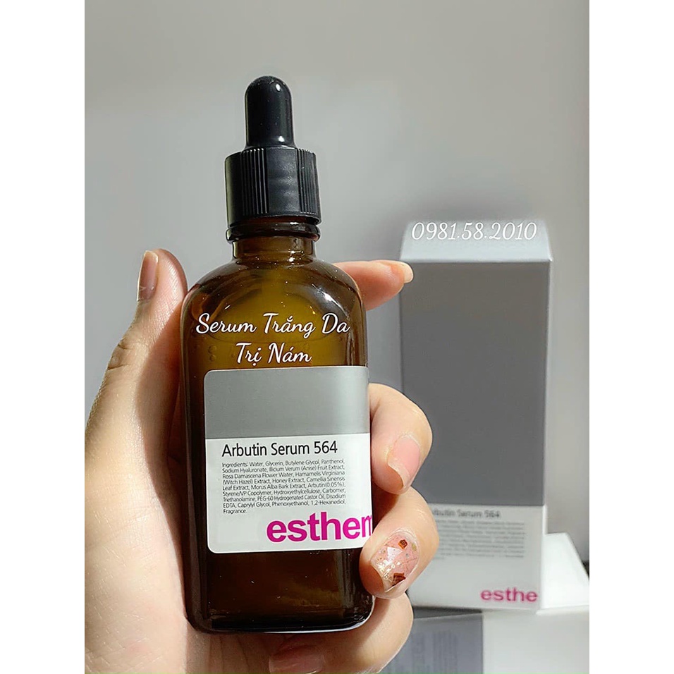 SERUM TRẮNG DA GIẢM NÁM HIỆU QUẢ ARBUTIN ESTHEMAX ARBUTIN SERUM 564 100ML CHÍNH HÃNG - 12042