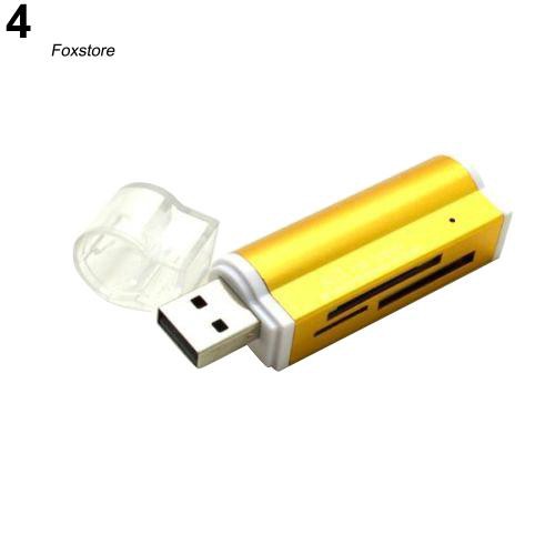 Đầu đọc thẻ nhớ SD TF MMC SDHC tốc độ cao kèm cổng Usb 2.0 đa dụng