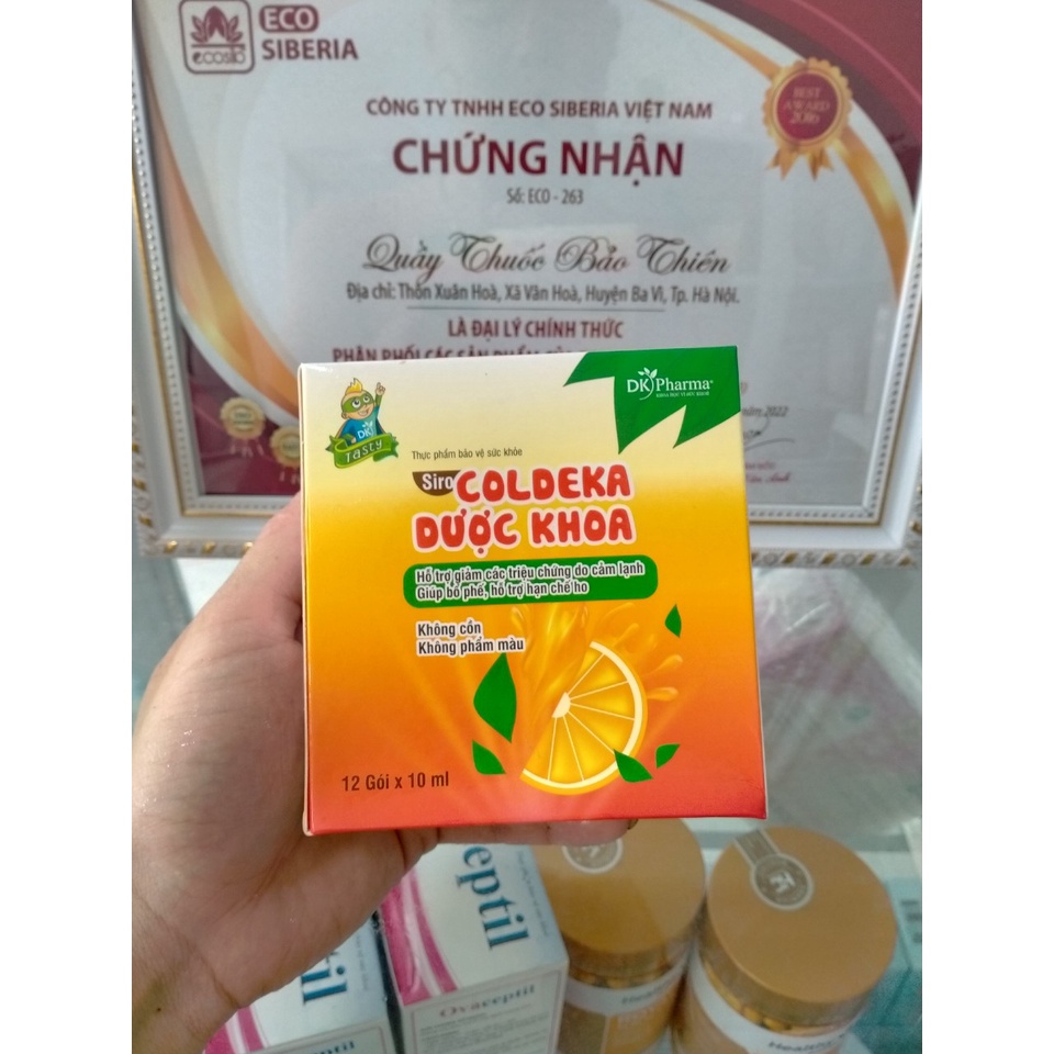 Siro COLDEKA Dược Khoa hộp 12 gói