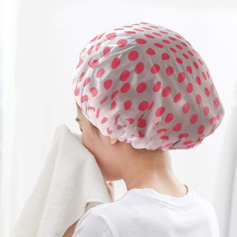 Mũ Trùm Tóc Chống Thấm Nước Và Dầu Bằng Nhựa Peva Cao Cấp Tiện Dụng