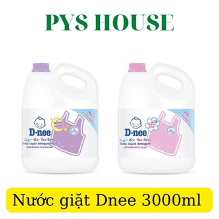 Combo 2 can nước giặt quần áo trẻ em dnee 3000ml chính hãng - ảnh sản phẩm 3