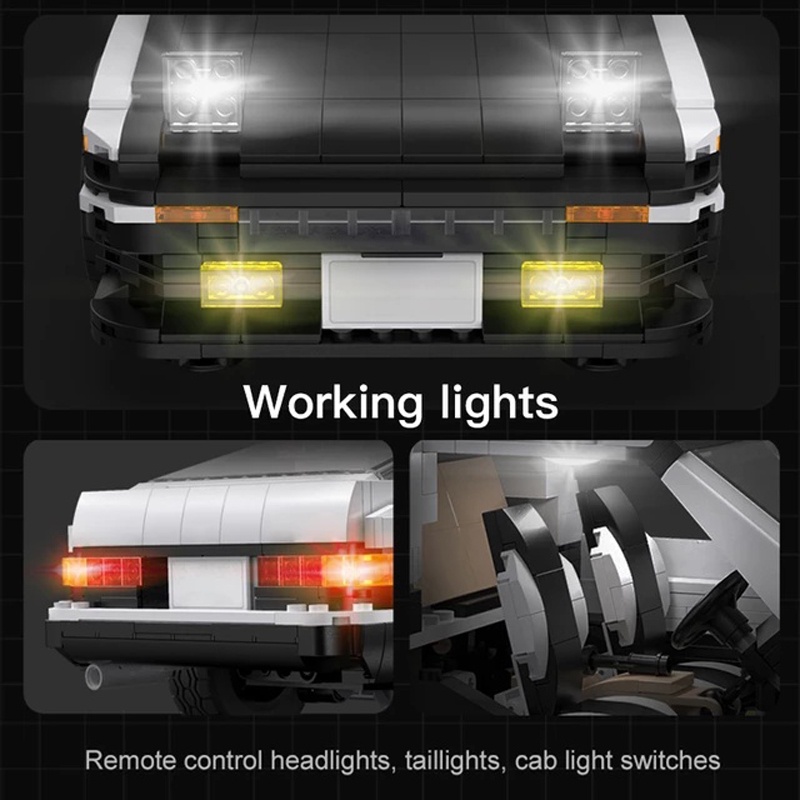 Đồ chơi Lắp ráp Mô hình siêu xe Cada 61024 Toyota AE86 Trueno Initial D