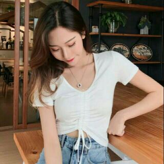 Áo croptop rút ngực