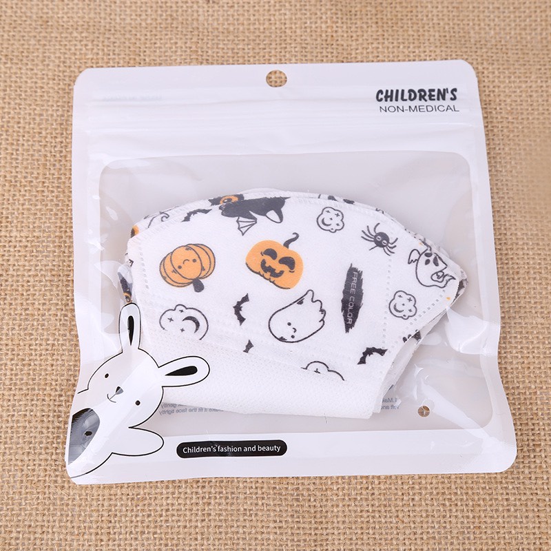Set 10 Khẩu Trang Hàn Quốc Cho Bé In Hình Ngộ Nghĩnh Cute - Kháng Khuẩn, Chống Bụi Mịn