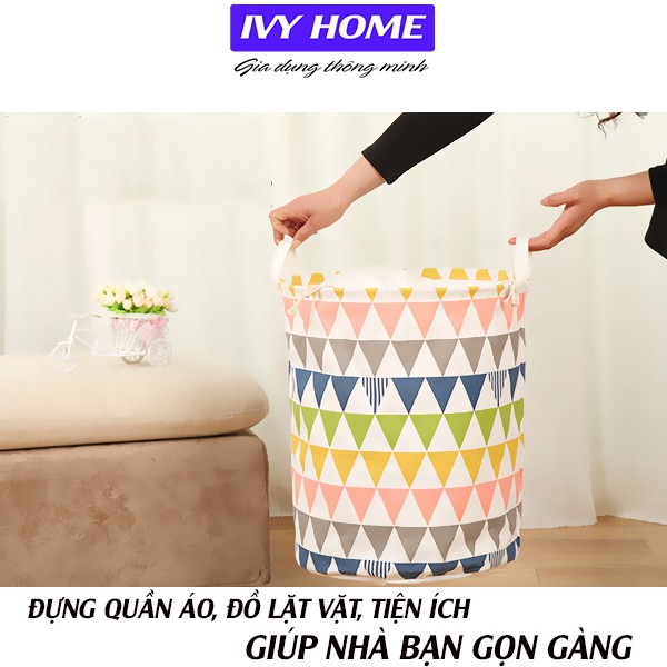 Giỏ vải đựng đồ giặt, quần áo bẩn, đồ dơ