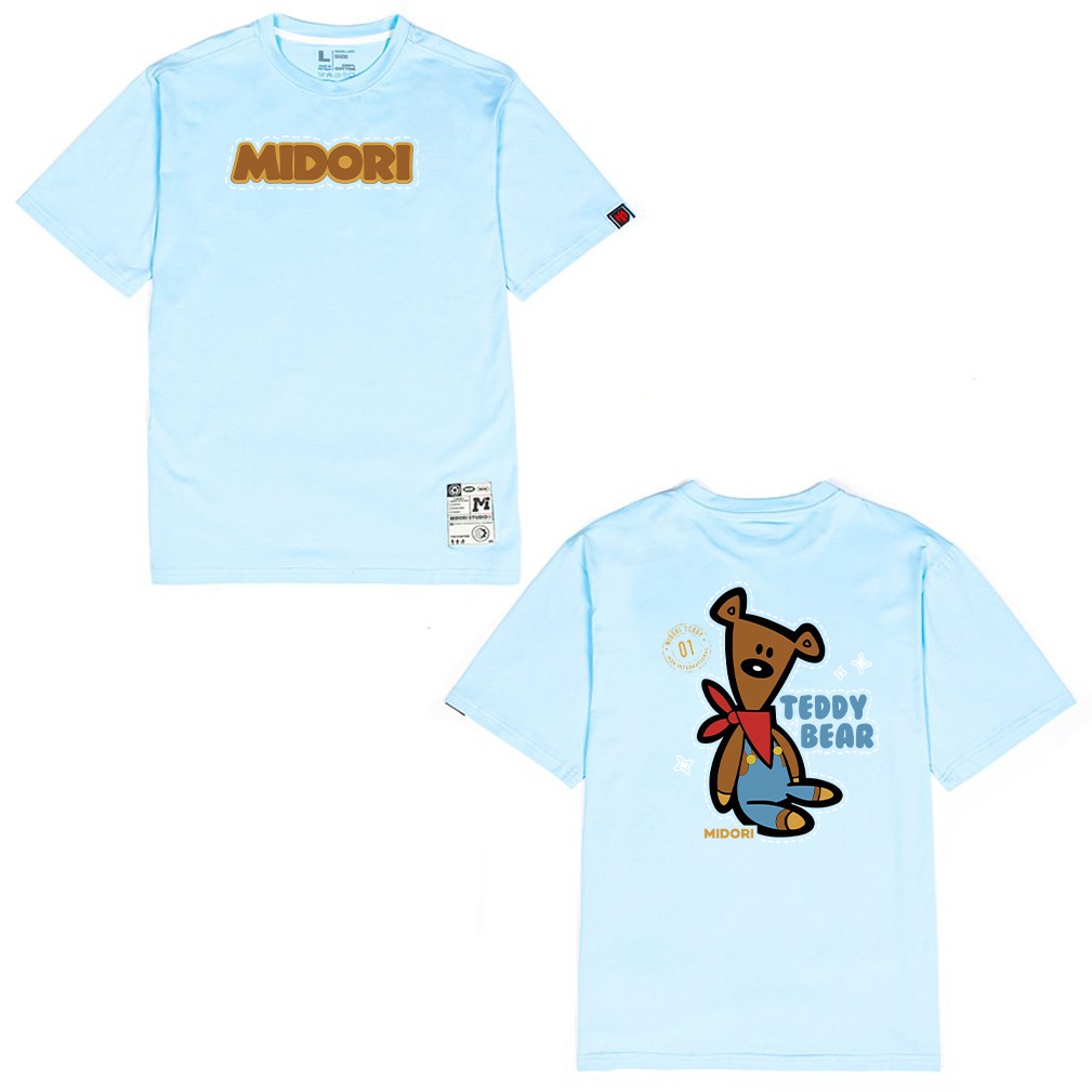 Áo thun unisex form rộng tay lỡ phông Nam Nữ Teddy Bear Local Brand Chính Hãng M Studio