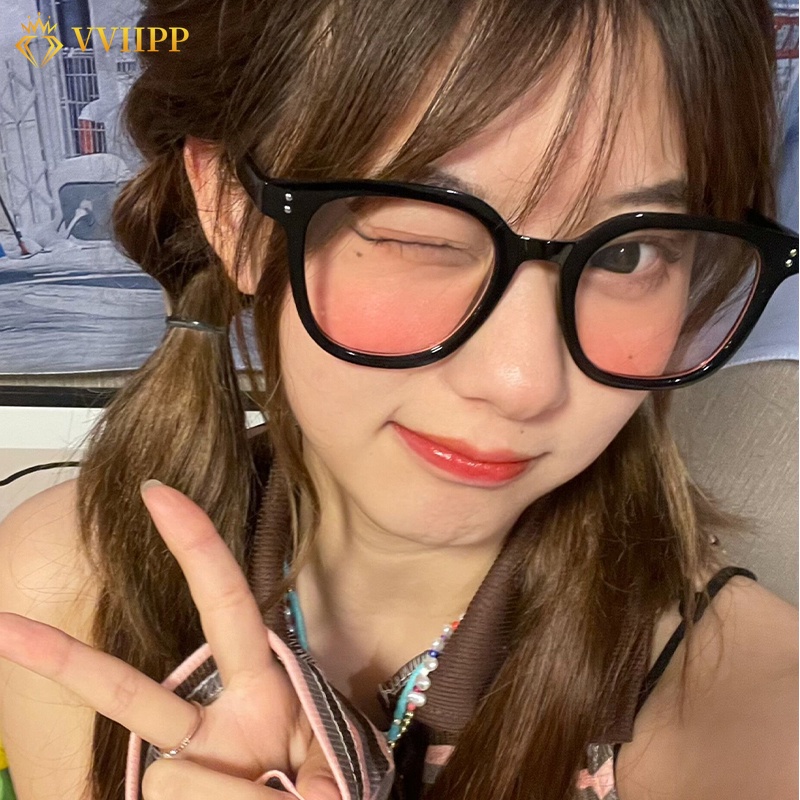Kính Mát Nữ Gọng Lớn Màu Đen Mới