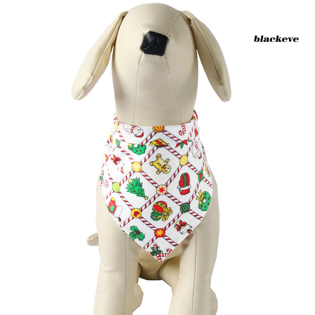 Khăn quàng cổ cho chó in họa tiết giáng sinh dễ thương
