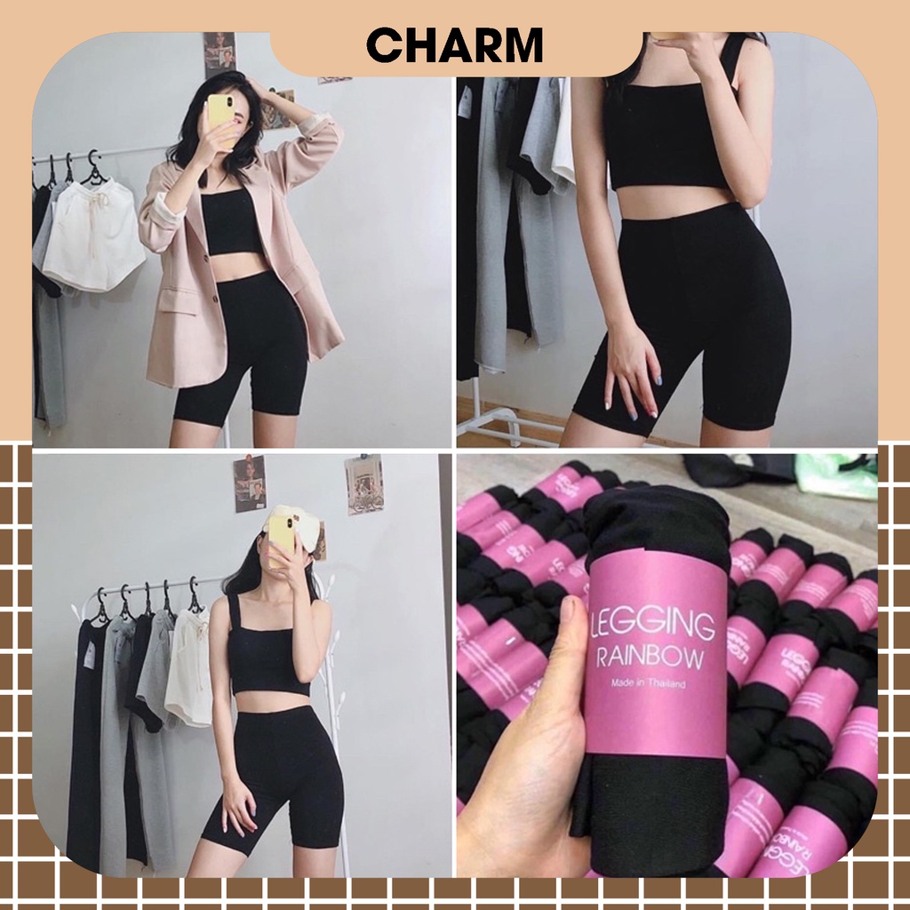 quần legging ngố bé gái đùi dài nữ lửng CHARM Q7