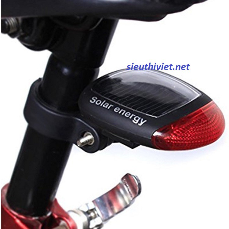 Đèn LED hậu xe đạp năng lượng mặt trời Solar energy