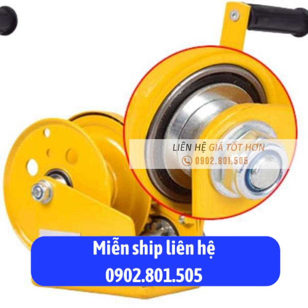 Tời quay tay 1200lbs tự khóa, tự hãm, tải trọng 545kg - Cơ Khí Liên Sơn Kho HCM