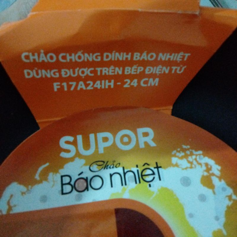 Chảo Supor báo nhiệt 24cm