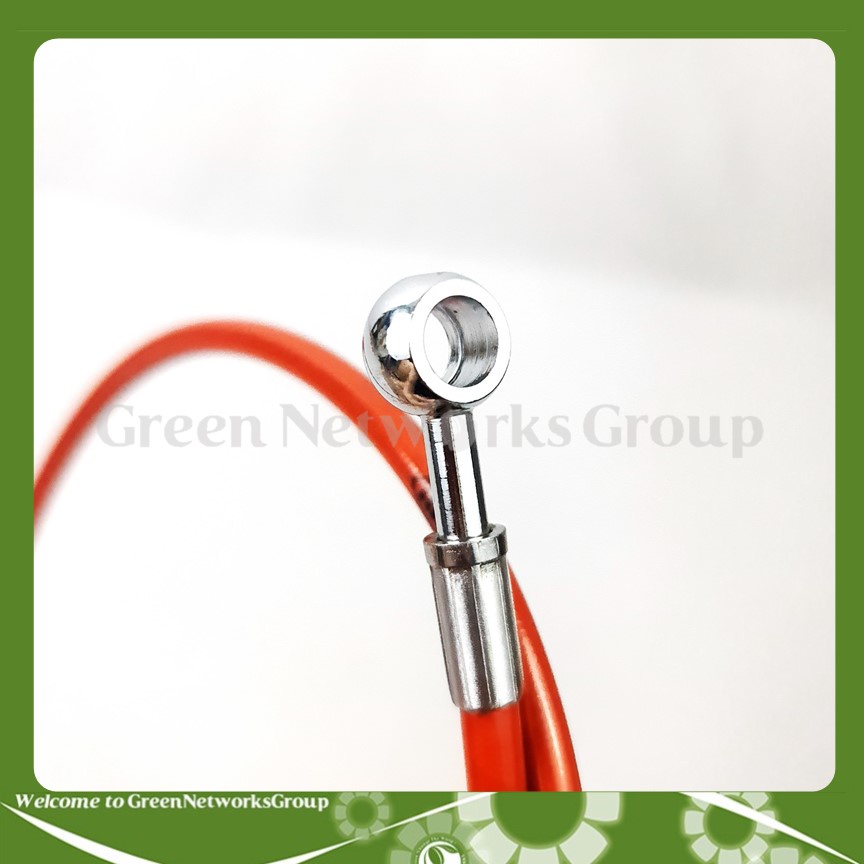 Dây dầu thắng trước HEL bấm đầu Earl's có ngắt dầu gắn mọi loại xe Greennetworks ( Cam )