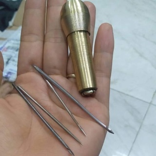 Combo Kim móc khâu giày cán đồng kèm 4 mũi