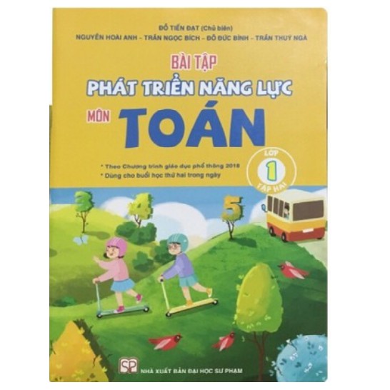 Sách - Bài tập phát triển năng lực môn toán lớp 1 - NXB Đại học sư phạm