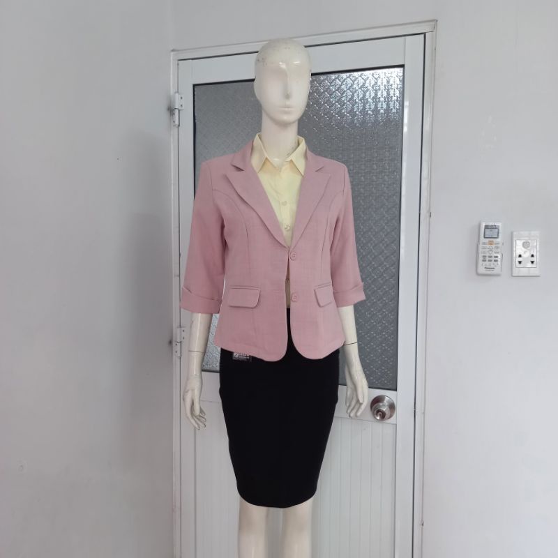 áo vest công sở tay lỡ  cao cấp vải bố mỏng giãn nhẹ form siêu đẹp và tôn dáng
