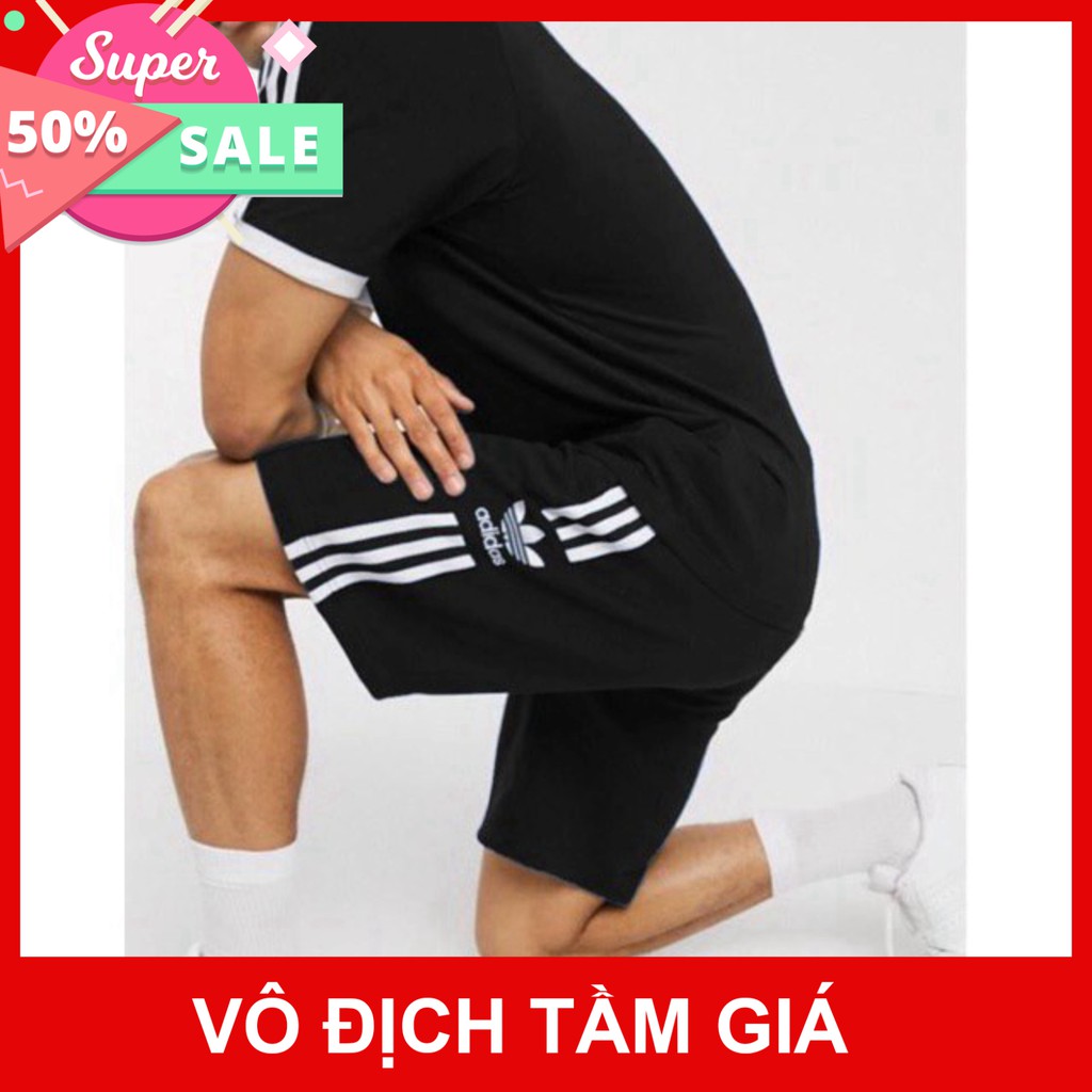 [Hàng Đẹp - FreeShip] Bộ quần áo thể thao nam thun cao cấp, bộ adidas nam mùa hè năng động