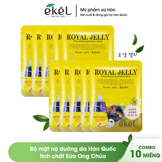 10 miếng mặt nạ dưỡng da sữa ong chúa Ekel