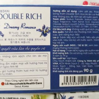 Xà phòng thơm DOUBLE RICH 90g