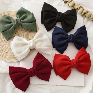 Kẹp tóc nơ vintage đón giáng sinh