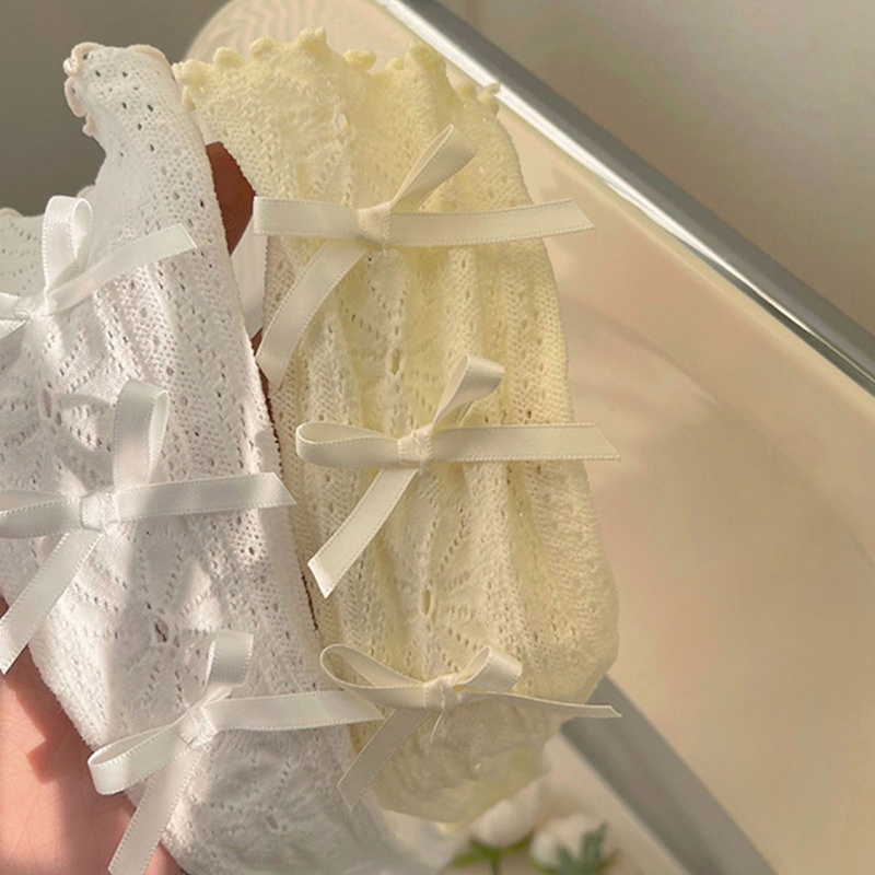 Xixi Vớ Ren Hoa Mỏng Đính Nơ Phong Cách Lolita Nhật Bản Ngọt Ngào Cho Nữ