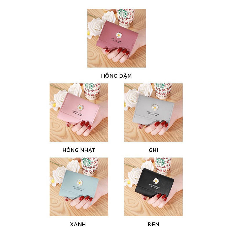 [Mã BMLTA50 giảm 10% đơn 99K] Ví nữ mini cute đẹp cầm tay MADLEY thời trang cao cấp nhỏ gọn bỏ túi VD411