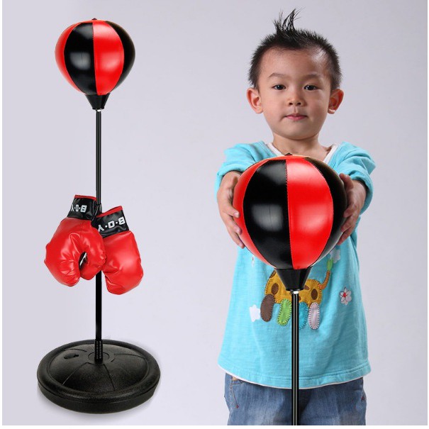 Bộ đấm bốc dành cho trẻ em tập đấm phản xạ
