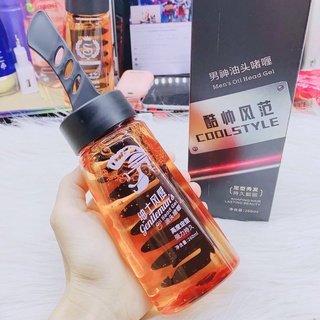 Gel vuốt tóc tạo kiểu tóc kèm lược giữ nếp 24h và sáp tạo kiểu tóc