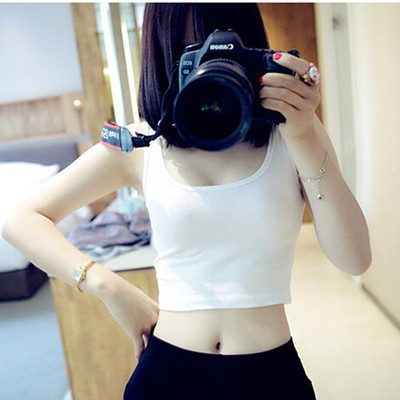 Áo không tay màu trơn kiểu dáng thời trang | BigBuy360 - bigbuy360.vn