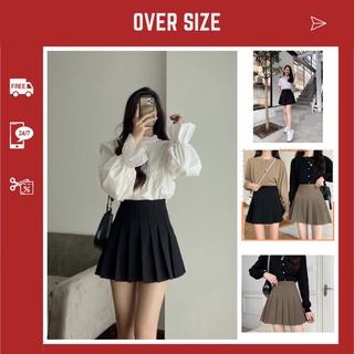 chân váy xếp ly Tennis dáng ngắn siêu hot chân váy xếp li dáng xoè thời trang nữ OVERSIZE