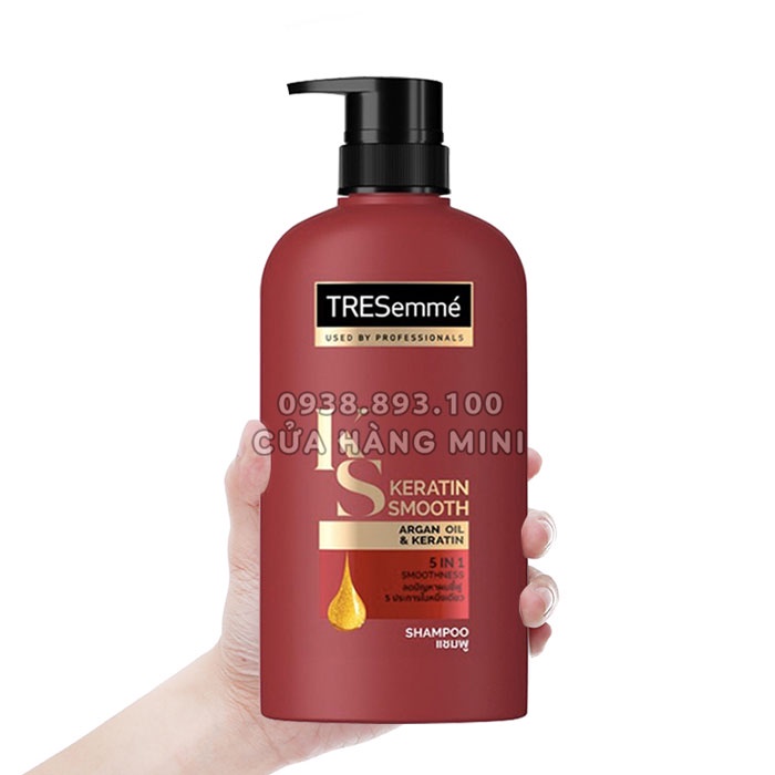 【YÊU THÍCH】 Dầu Gội Đầu TRESemmé Keratin Smooth 450ml Thái Lan