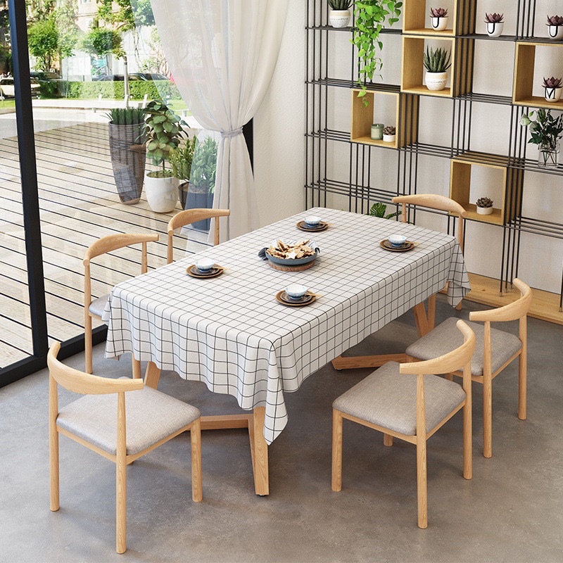 Khăn Trải Bàn Caro Màu Pastel Không Thấm Nước Dùng Làm Phông Nền Chụp Ảnh Picnic Dã Ngoại 88038
