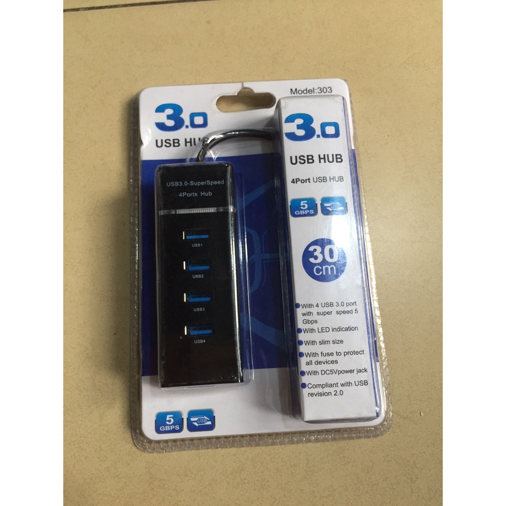 Bộ Chia USB Từ 1 Thành 4 Cổng Usb Tốc Độ 3.0, Bộ Chia Usb 4 Cổng Usb 3.0 Tốc Độ Cao