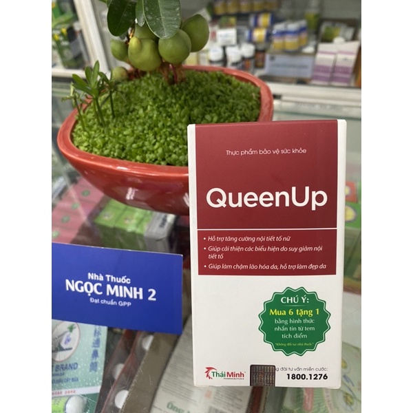 ✅ [Chính Hãng] Queen Up Thực phẩm hỗ trợ tăng cường nội tiết tố nữ, làm chậm lão hoá da giúp đẹp da.