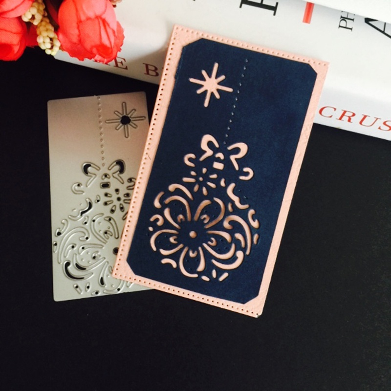 Khuôn Cắt Giấy Kim Loại Trang Trí Hình Cây Thẻ Bài Blala