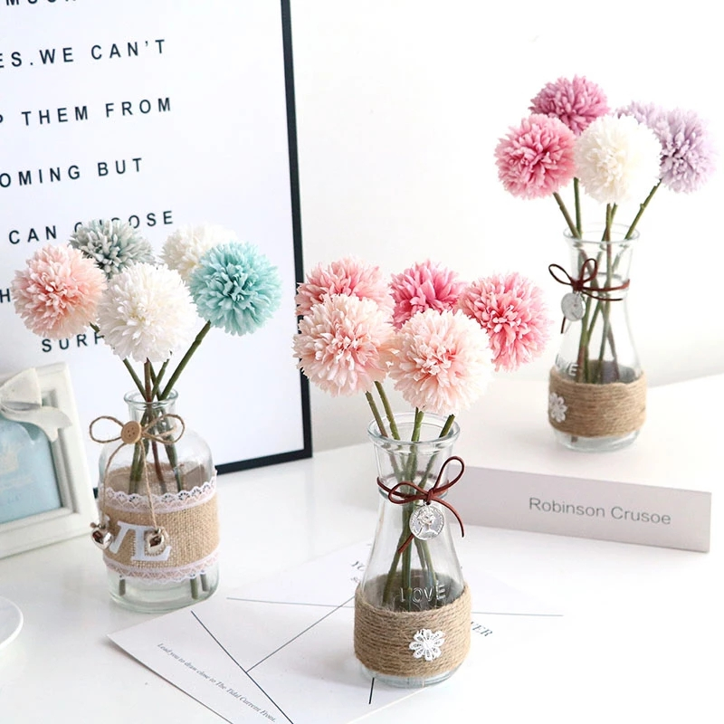 Bông Hoa Bồ Công Anh Giả Bằng Vải Lụa Kích Thước 29cm Dùng Trang Trí