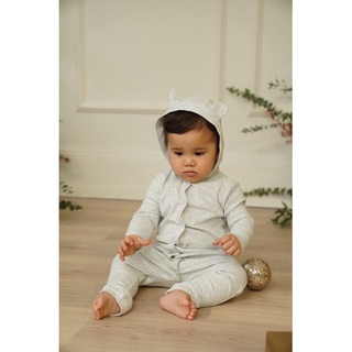 Cotton Bear Jumpsuit (Bộ Đồ Liền Quần Chú Gấu Nhỏ) Macro & Micro