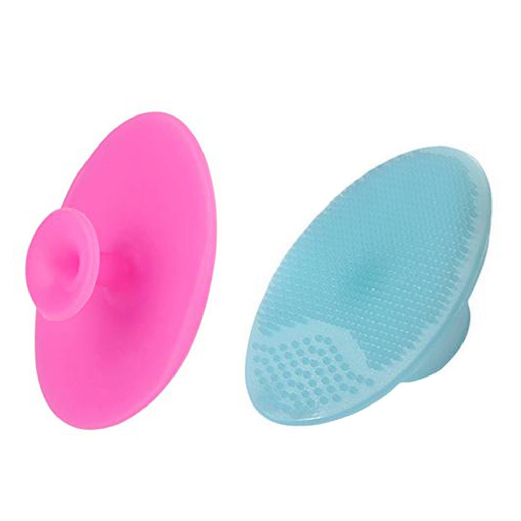 (Hàng Mới Về) Bộ 2 Bàn Chải Silicone Tắm Cho Da Khô Và Lược Cho Bé