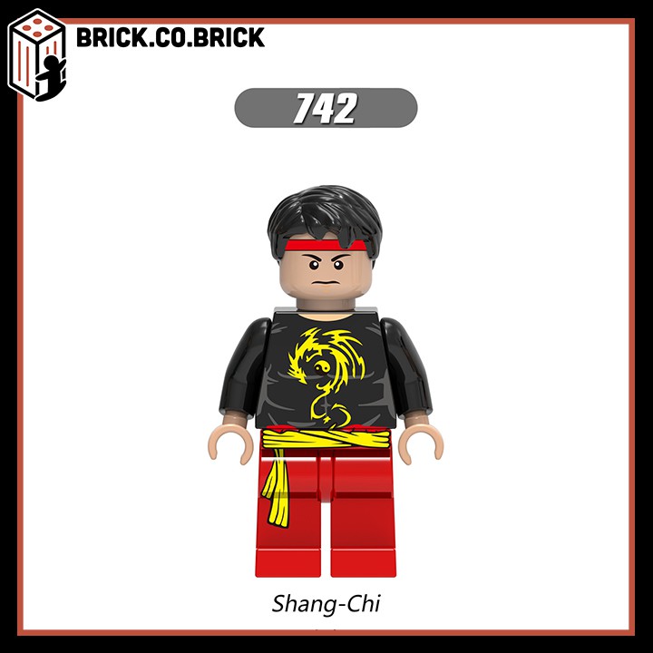 Non Lego Siêu anh hùng Thor Ranarok Đồ chơi Lắp ráp Mô hình Shang Chi Moon Dragon Super Hero Marvel &amp; DC Comics X0176