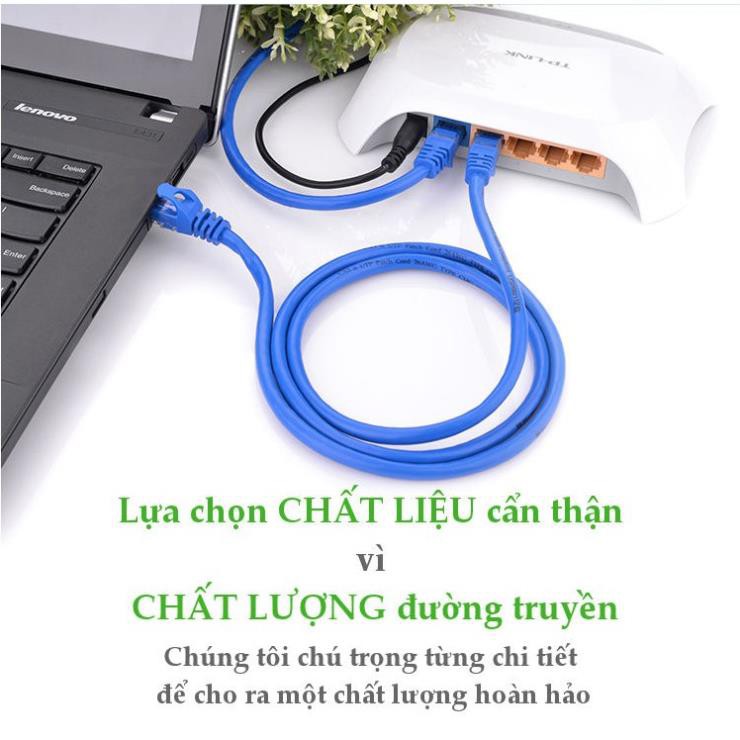 Mua ngay Dây mạng bấm sẵn 2 đầu Cat6 UTP Patch Cords UGREEN NW102 (xanh da trời) [Giảm giá 5%]