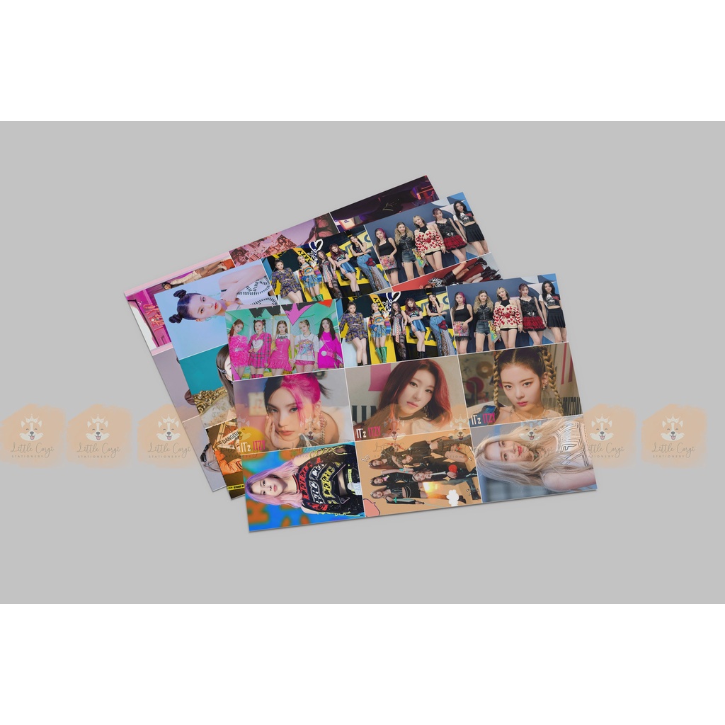 Set 20 tấm card Itzy - Bộ 20 photocard Itzy decan dán chất lượng cao hàng đẹp