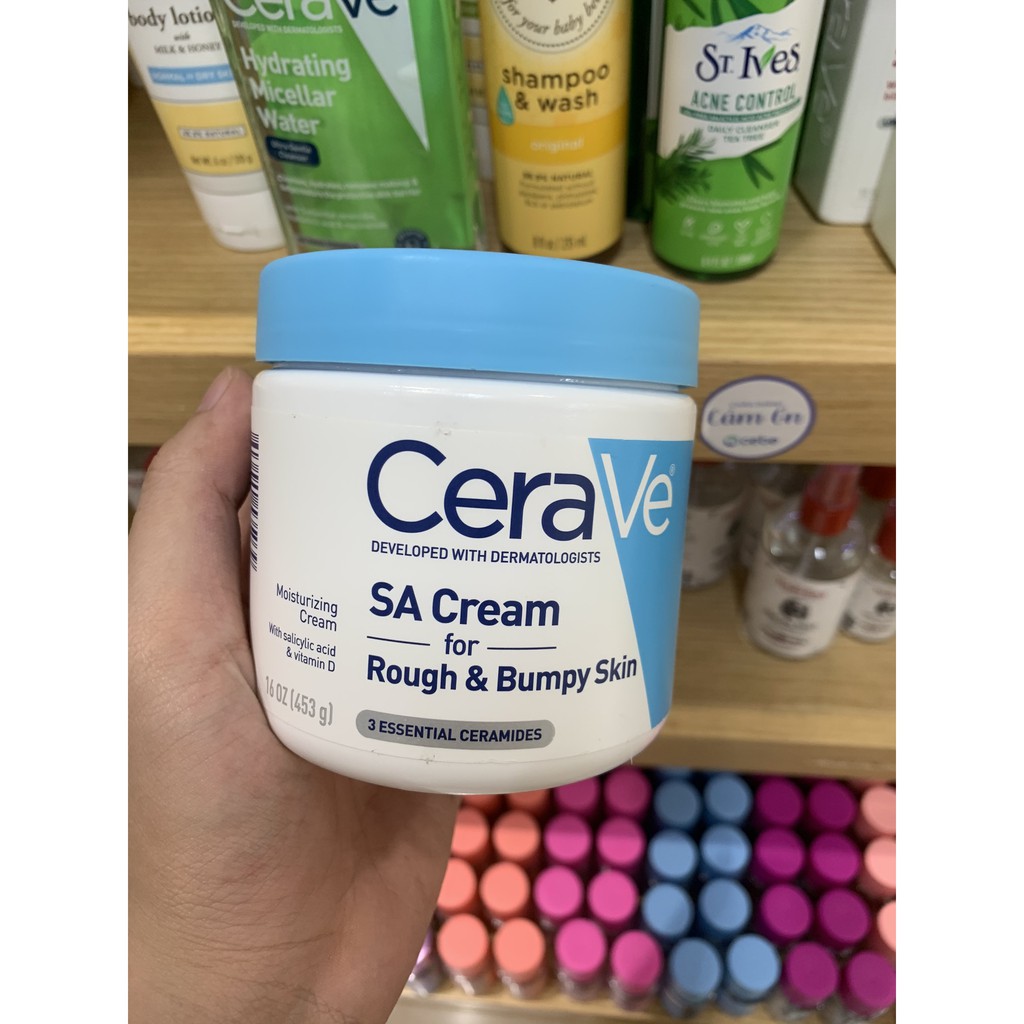 Kem dưỡng CeraVe SA Cream Rough &amp; Bumpy Skin