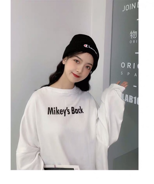 Mũ len beanie thêu Champion