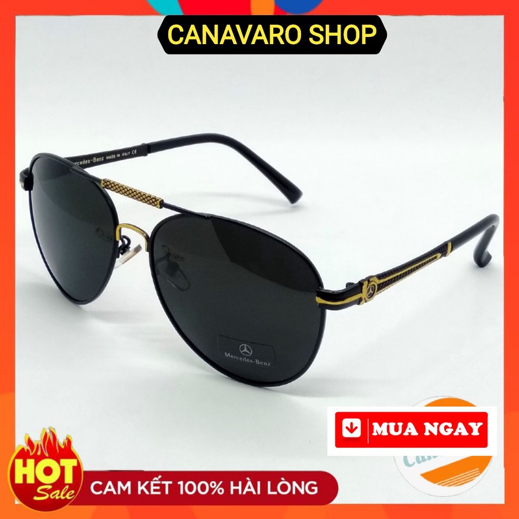 Kính mát nam thời trang cao cấp phân cực chống chói tia uv max 400 bảo hành 6 tháng CANAVARO SHOP MB305